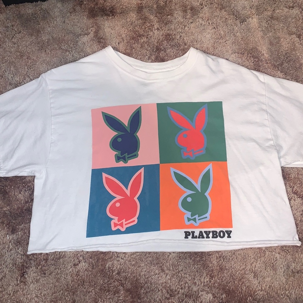 Cropped Playboy tee